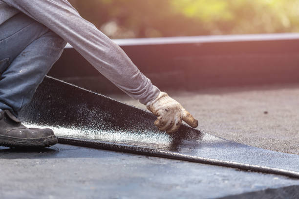 Professional Basement Waterproofing technician working in Bloomington Springs, TN